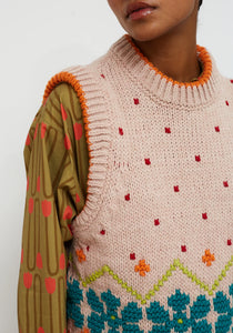 DR BLOOM | Jersey Jumpy Chaleco | Nude