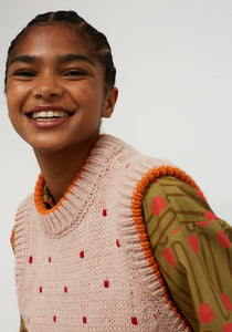 DR BLOOM | Jersey Jumpy Chaleco | Nude