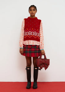 DR BLOOM | Jersey Jumpy Chaleco | Red