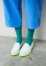 Load image into Gallery viewer, DR BLOOM | Polka Dot Socks | Green