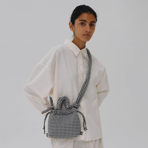 ÖLEND BACKPACKS | Micro Ona Soft Bag | Vichy Black - LONDØNWORKS