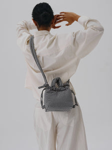 ÖLEND BACKPACKS | Micro Ona Soft Bag | Vichy Black - LONDØNWORKS