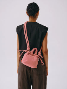 ÖLEND BACKPACKS | Micro Ona Soft Bag | Cotton Red Stripe