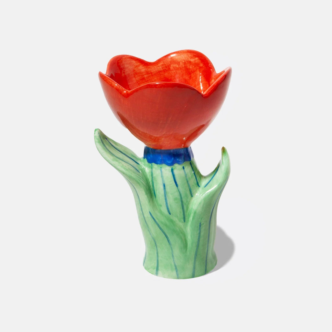 DOIY | Small Bloom Vase | Red