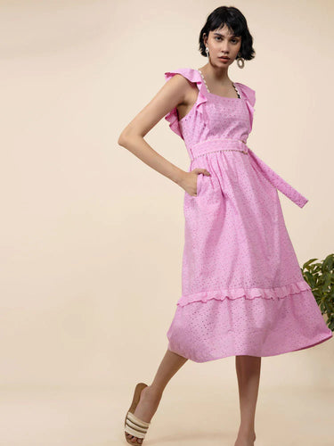 EMILY LOVELOCK | Patricia Dress | Fondant Pink - LONDØNWORKS