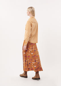 FRNCH | Chi Skirt | Vase Brown - LONDØNWORKS