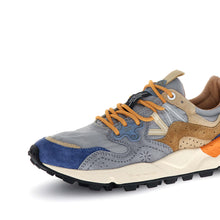 Load image into Gallery viewer, FLOWER MOUNTAIN | Yamano 3 Suede/Nylon Sneakers | Navy Grey Taupe