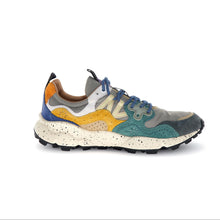 Load image into Gallery viewer, FLOWER MOUNTAIN | Yamano 3 Suede/Nylon Sneakers | Grey Petrol Zucca