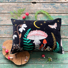 Load image into Gallery viewer, HOUSE OF DISASTER | Forage Cushion | Black Velvet