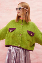 Load image into Gallery viewer, DR BLOOM | Jersey Cardigan Ding-Ding | Green