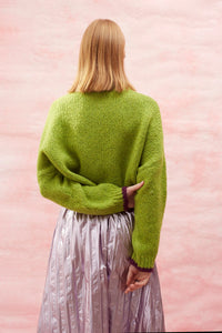 DR BLOOM | Jersey Cardigan Ding-Ding | Green