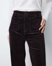 Load image into Gallery viewer, GRACE &amp; MILA | Alban Straight Corduroy Pant | Aubergine