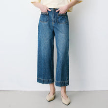 Load image into Gallery viewer, GRACE &amp; MILA | Johan High Rise Cropped Jeans | Vintage Blue