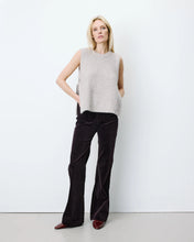 Load image into Gallery viewer, GRACE &amp; MILA | Argan Sleeveless Crew Neck Knit Sweater | Greige