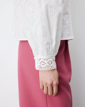 Load image into Gallery viewer, GRACE &amp; MILA | Abigail Broderie Anglaise Blouse | Ivory