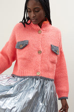 Load image into Gallery viewer, DR BLOOM | Jersey Cardigan Ding-Ding | Coral