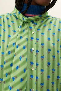 DR BLOOM | Dream Print Shirt | Striped Flowery