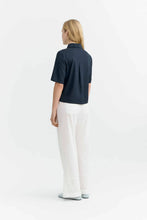 Load image into Gallery viewer, THINKING MU | Ane Fish Patch Blouse | Navy