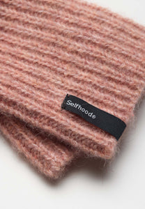 SELFHOOD | 99014 Fluffy Half Mittens | Amber