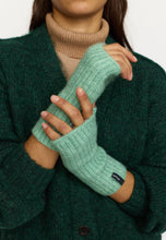 Load image into Gallery viewer, SELFHOOD | 99014 Fluffy Half Mittens | Turqiouse