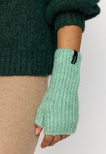 Load image into Gallery viewer, SELFHOOD | 99014 Fluffy Half Mittens | Turqiouse