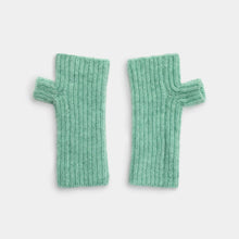 Load image into Gallery viewer, SELFHOOD | 99014 Fluffy Half Mittens | Turqiouse