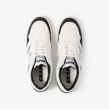 Load image into Gallery viewer, MoEa | GEN1 Sport Grape Vegan Sneakers | Black &amp; White - LONDØNWORKS