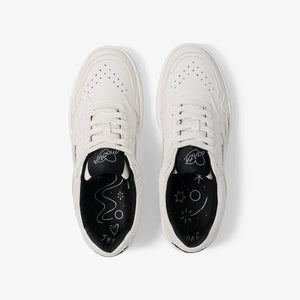 MoEa x Jean Andre | GEN1 Grape Vegan Sneakers | White & Black - LONDØNWORKS