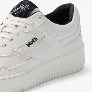 MoEa x Jean Andre | GEN1 Grape Vegan Sneakers | White & Black - LONDØNWORKS