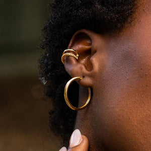 SCREAM PRETTY |  Perfect Hoop Earrings | Gold Plated