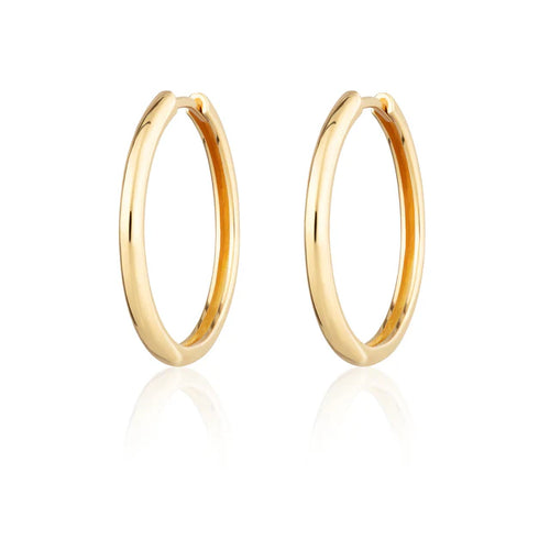 SCREAM PRETTY |  Perfect Hoop Earrings | Gold Plated