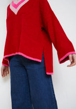 Load image into Gallery viewer, DR BLOOM | Hug Sweater | Red