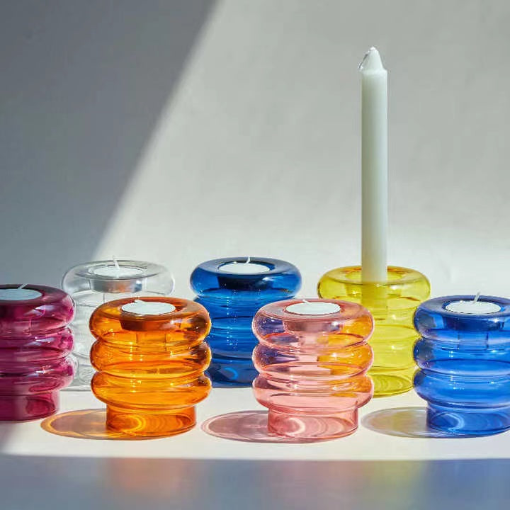 LONDONWORKS | Candle & Tea Light Holder Glass - LONDØNWORKS