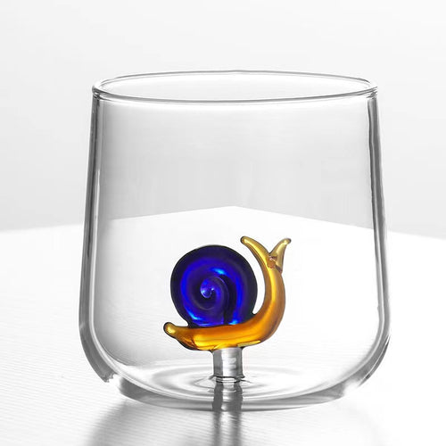 LONDONWORKS | Snail Tumbler Glass | Multi - LONDØNWORKS