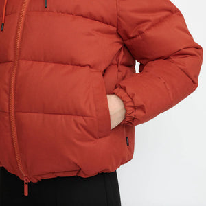 SELFHOOD | 77148 Hooded Puffer Jacket | Rust