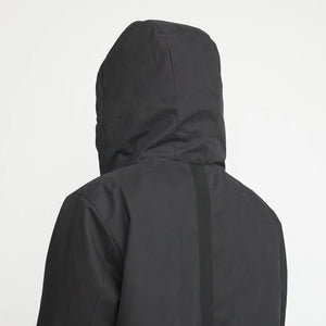 SELFHOOD | 77289 Hooded Coat | Black