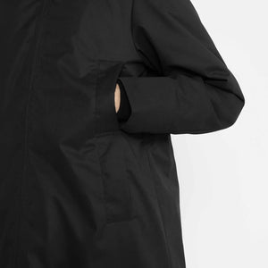 SELFHOOD | 77289 Hooded Coat | Black