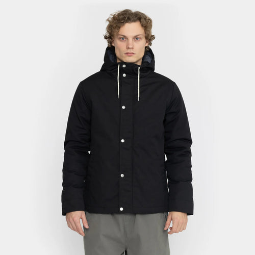 REVOLUTION | 7311 Hooded Jacket Evergreen | Black