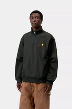 Load image into Gallery viewer, CARHARTT WIP | Half Zip American Script Sweatshirt | Raven