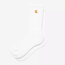 Load image into Gallery viewer, CARHARTT WIP | Chase Socks | White &amp; Gold - LONDØNWORKS