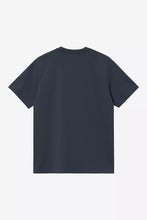 Load image into Gallery viewer, CARHARTT WIP | S/S Script Embroidery T-shirt | Deep Night &amp; White