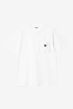 Load image into Gallery viewer, CARHARTT WIP | S/S Pocket Heart T-Shirt | White/Black