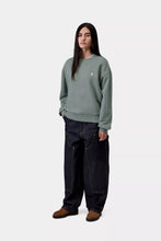 Load image into Gallery viewer, CARHARTT WIP | W' Casey Sweatshirt | Velvet Green &amp; Silver