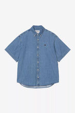 Load image into Gallery viewer, CARHARTT WIP | S/S Lucas Shirt | Blue Stone Washed