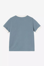 Load image into Gallery viewer, CARHARTT WIP | W' S/S Reminiscing Ringer T-Shirt | Velvet Blue Heavy Stone Wash