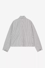 Load image into Gallery viewer, CARHARTT WIP | W' Mercer Chore Coat | Mercer Stripe, Graphite/Wax, Stone Washed