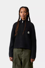 Load image into Gallery viewer, CARHARTT WIP | W' Detroit Half Zip Sweater | Black