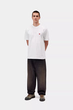 Load image into Gallery viewer, CARHARTT WIP | S/S Small Heart T-Shirt | White &amp; Red