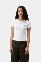 Load image into Gallery viewer, CARHARTT WIP | W' S/S Small Heart Patch T-Shirt | White &amp; Black
