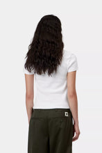 Load image into Gallery viewer, CARHARTT WIP | W' S/S Small Heart Patch T-Shirt | White &amp; Black
